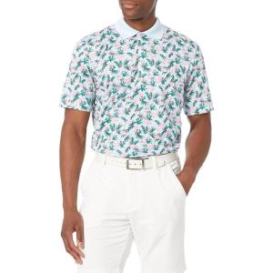 imageAmazon Essentials Mens Golf Polo Shirt MoistureWicking Quick Dry Short SleevePale Blue Flamingo