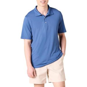 imageAmazon Essentials Mens Golf Polo Shirt MoistureWicking Quick Dry Short SleeveWashed Blue