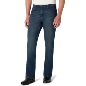 imageAmazon Essentials Mens Low Stretch StraightFit Bootcut JeanTinted Dark Wash