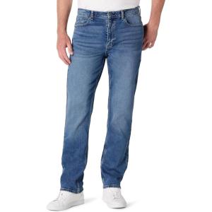 imageAmazon Essentials Mens Low Stretch StraightFit JeanTinted Medium Blue