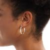 imageAmazon Essentials 14K Gold Plated Square Edge HoopSilver