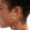 imageAmazon Essentials 14K Gold Plated Square Edge HoopSilver