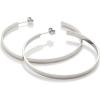 imageAmazon Essentials 14K Gold Plated Square Edge HoopSilver