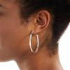 imageAmazon Essentials 14K Gold Plated Square Edge HoopSilver
