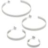 imageAmazon Essentials 14K Gold Plated Square Edge HoopSilver
