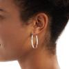 imageAmazon Essentials 14K Gold Plated Square Edge HoopSilver