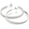 imageAmazon Essentials 14K Gold Plated Square Edge HoopSilver