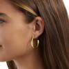 imageAmazon Essentials 14K Gold Plated Square Edge HoopYellow Gold