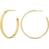 imageAmazon Essentials 14K Gold Plated Square Edge HoopYellow Gold