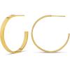 imageAmazon Essentials 14K Gold Plated Square Edge HoopYellow Gold
