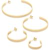 imageAmazon Essentials 14K Gold Plated Square Edge HoopYellow Gold