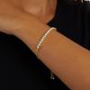 imageAmazon Essentials 14K Gold or Sterling Silver Plated Adjustable Cubic Zirconia Tennis Bracelet 95quotYellow Gold