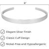imageAmazon Essentials Cuff Bracelet 8quotWhite