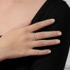imageAmazon Essentials Rhodium Plated Single Row Pave Stackable Eternity Ring SizeRhodium