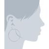 imageAmazon Essentials Stainless Steel Rounded Tube Hoop Earrings 50mm previously Amazon CollectionStainless Steel