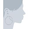 imageAmazon Essentials Stainless Steel Rounded Tube Hoop Earrings 50mm previously Amazon CollectionStainless Steel
