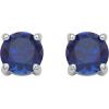 imageAmazon Essentials Sterling Silver Round Birthstone Stud Earrings previously Amazon CollectionCreated Blue Sapphire  September