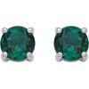 imageAmazon Essentials Sterling Silver Round Birthstone Stud Earrings previously Amazon CollectionCreated Emerald  May