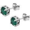 imageAmazon Essentials Sterling Silver Round Birthstone Stud Earrings previously Amazon CollectionCreated Emerald  May