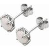 imageAmazon Essentials Sterling Silver Round Birthstone Stud Earrings previously Amazon CollectionCreated Opal October