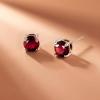 imageAmazon Essentials Sterling Silver Round Birthstone Stud Earrings previously Amazon CollectionCreated Ruby  July
