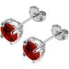 imageAmazon Essentials Sterling Silver Round Birthstone Stud Earrings previously Amazon CollectionCreated Ruby  July