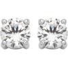 imageAmazon Essentials Sterling Silver Round Birthstone Stud Earrings previously Amazon CollectionCreated White Sapphire  April