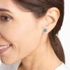imageAmazon Essentials Sterling Silver Round Birthstone Stud Earrings previously Amazon CollectionSwiss Blue Topaz December