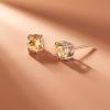 imageAmazon Essentials Sterling Silver Round Birthstone Stud Earrings previously Amazon CollectionYellow Citrine  November