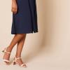 imageAmazon Essentials Womens Ankle Strap Low HeelEcru Faux Leather