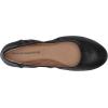 imageAmazon Essentials Womens Belice Slip On Ballet FlatBlack Faux Leather
