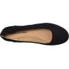 imageAmazon Essentials Womens Belice Slip On Ballet FlatBlack Microsuede