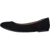 imageAmazon Essentials Womens Belice Slip On Ballet FlatBlack Microsuede