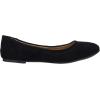 imageAmazon Essentials Womens Belice Slip On Ballet FlatBlack Microsuede