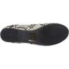 imageAmazon Essentials Womens Belice Slip On Ballet FlatBlack White Faux Snake Skin