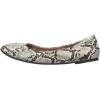 imageAmazon Essentials Womens Belice Slip On Ballet FlatBlack White Faux Snake Skin