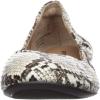imageAmazon Essentials Womens Belice Slip On Ballet FlatBlack White Faux Snake Skin