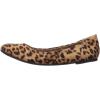 imageAmazon Essentials Womens Belice Slip On Ballet FlatLight Brown Leopard