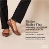 imageAmazon Essentials Womens Belice Slip On Ballet FlatLight Camel
