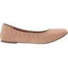 imageAmazon Essentials Womens Belice Slip On Ballet FlatTan Microsuede