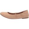 imageAmazon Essentials Womens Belice Slip On Ballet FlatTan Microsuede