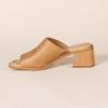 imageAmazon Essentials Womens Block Heel MuleTan Faux Microsuede