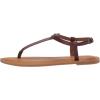 imageAmazon Essentials Womens Casual Thong Sandal with Ankle StrapBrown