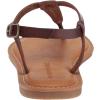 imageAmazon Essentials Womens Casual Thong Sandal with Ankle StrapBrown