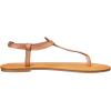 imageAmazon Essentials Womens Casual Thong Sandal with Ankle StrapCamel