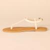 imageAmazon Essentials Womens Casual Thong Sandal with Ankle StrapLight Beige