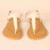 imageAmazon Essentials Womens Casual Thong Sandal with Ankle StrapLight Beige