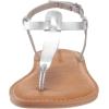 imageAmazon Essentials Womens Casual Thong Sandal with Ankle StrapSilver