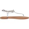 imageAmazon Essentials Womens Casual Thong Sandal with Ankle StrapSilver