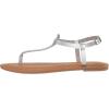 imageAmazon Essentials Womens Casual Thong Sandal with Ankle StrapSilver